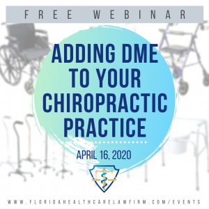 adding DME to your chiropractic practice
