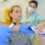 dental patient in the clinic