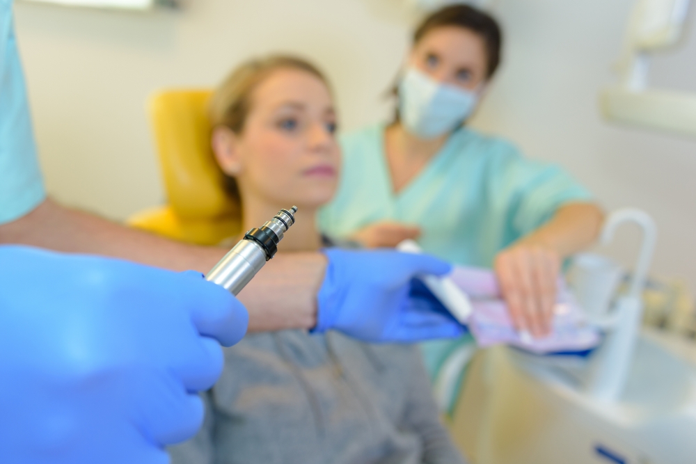 dental patient in the clinic