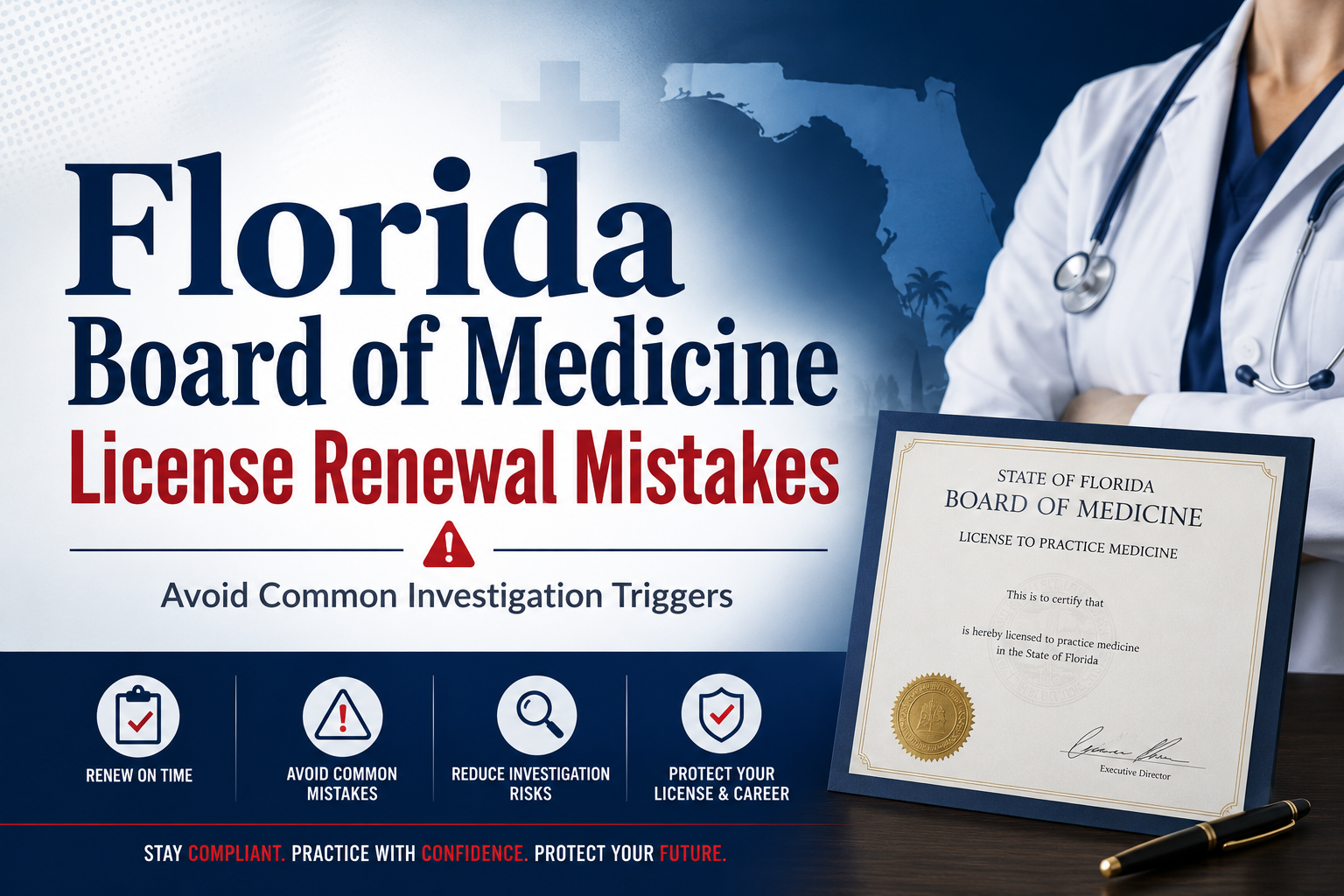 Florida Board of Medicine license renewal